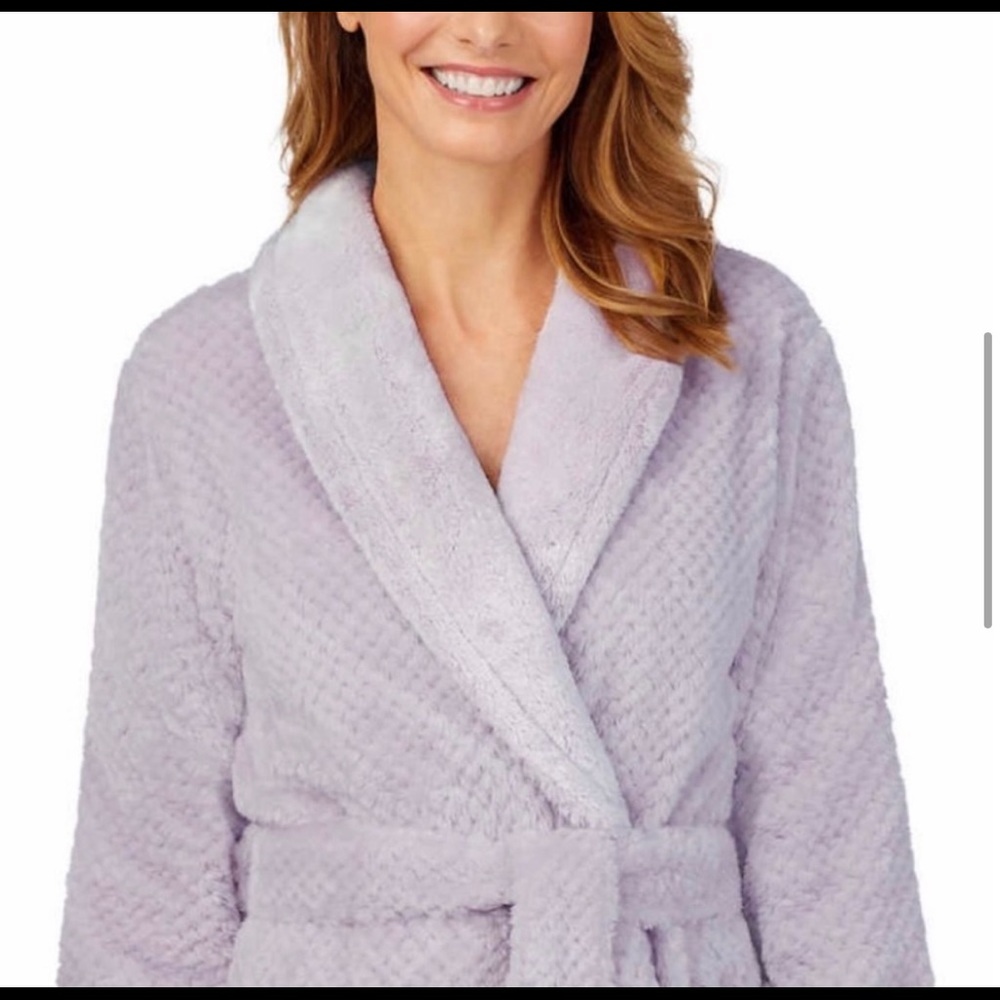 Carole Hochman Textured Plush Wrap Robe